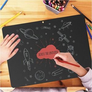 12×8'' Double-Sided Chalkboard for Kids, DIY First Day of School Chalkboard